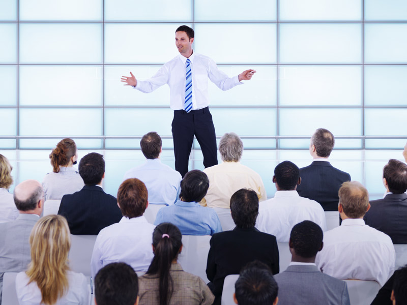 In order to convince the audience, results are presented effectively and enthusiastically during the presentation.